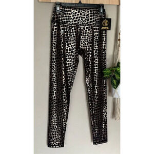 Til You Collapse Women's High Waist Leggings L Abstract Alligator Print
